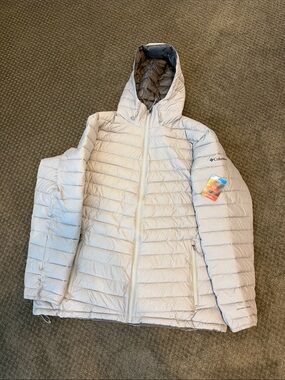 Columbia Light grey “Omni-heat” thermal jacket XXL